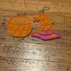 Halloween Pumpkin and Witch Hat Pop It Fidget Toys